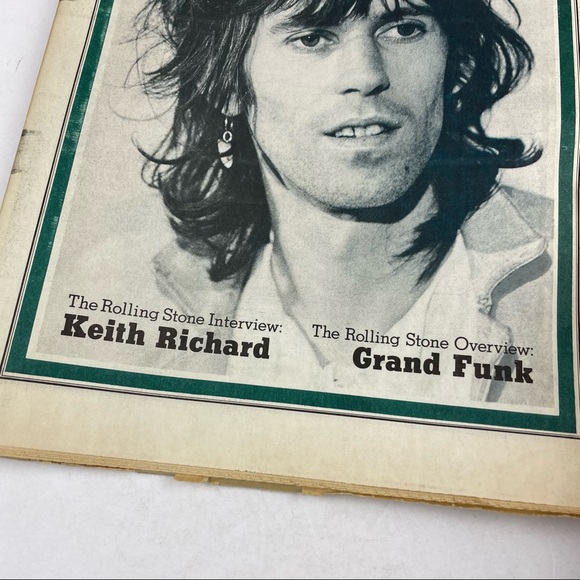 Vintage Rolling Stone Magazine Keith Richard Grand Funk August 19, 1971 Music - Picture 3 of 5
